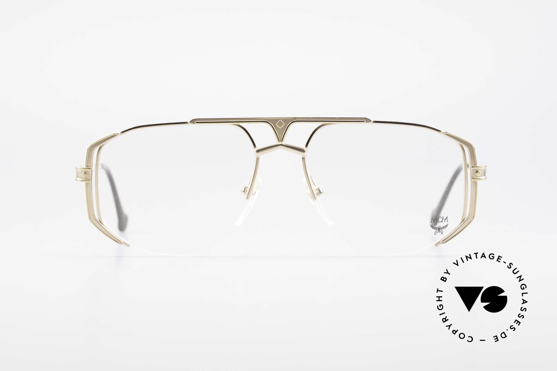 MCM München 5 Titanium Eyeglasses Large, precious frame with serial number and case by MCM, Made for Men