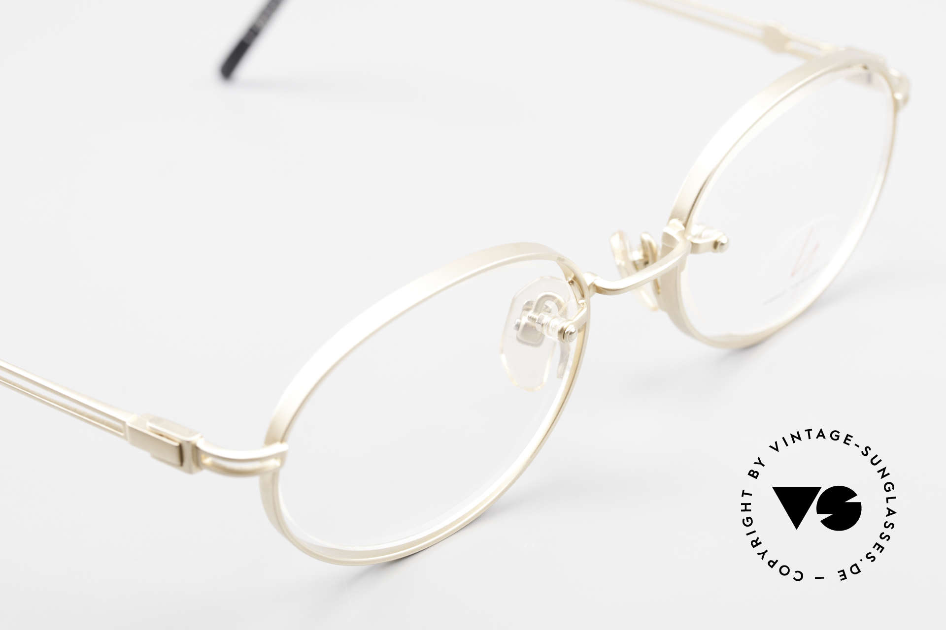 Glasses Yohji Yamamoto 515107 22kt Gold Plated Oval Frame