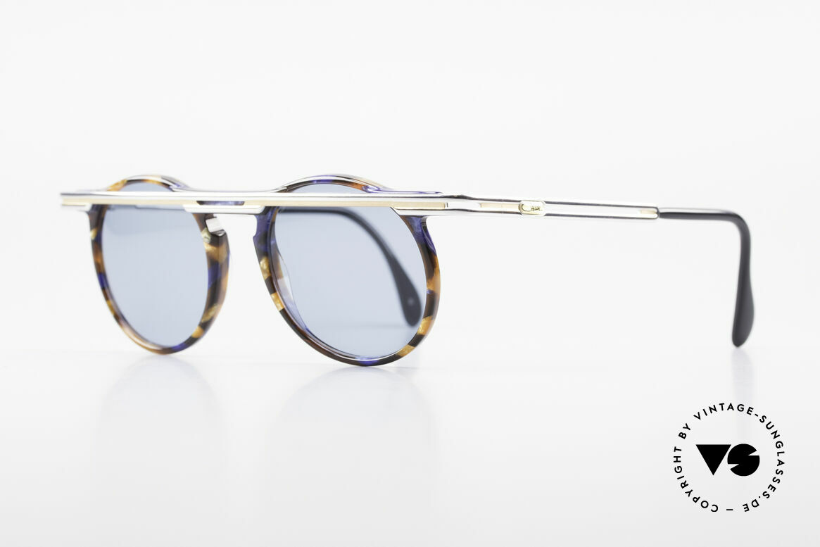Cazal 648 Old Cari Zalloni Sunglasses, extroverted frame construction with unique coloring, Made for Men and Women