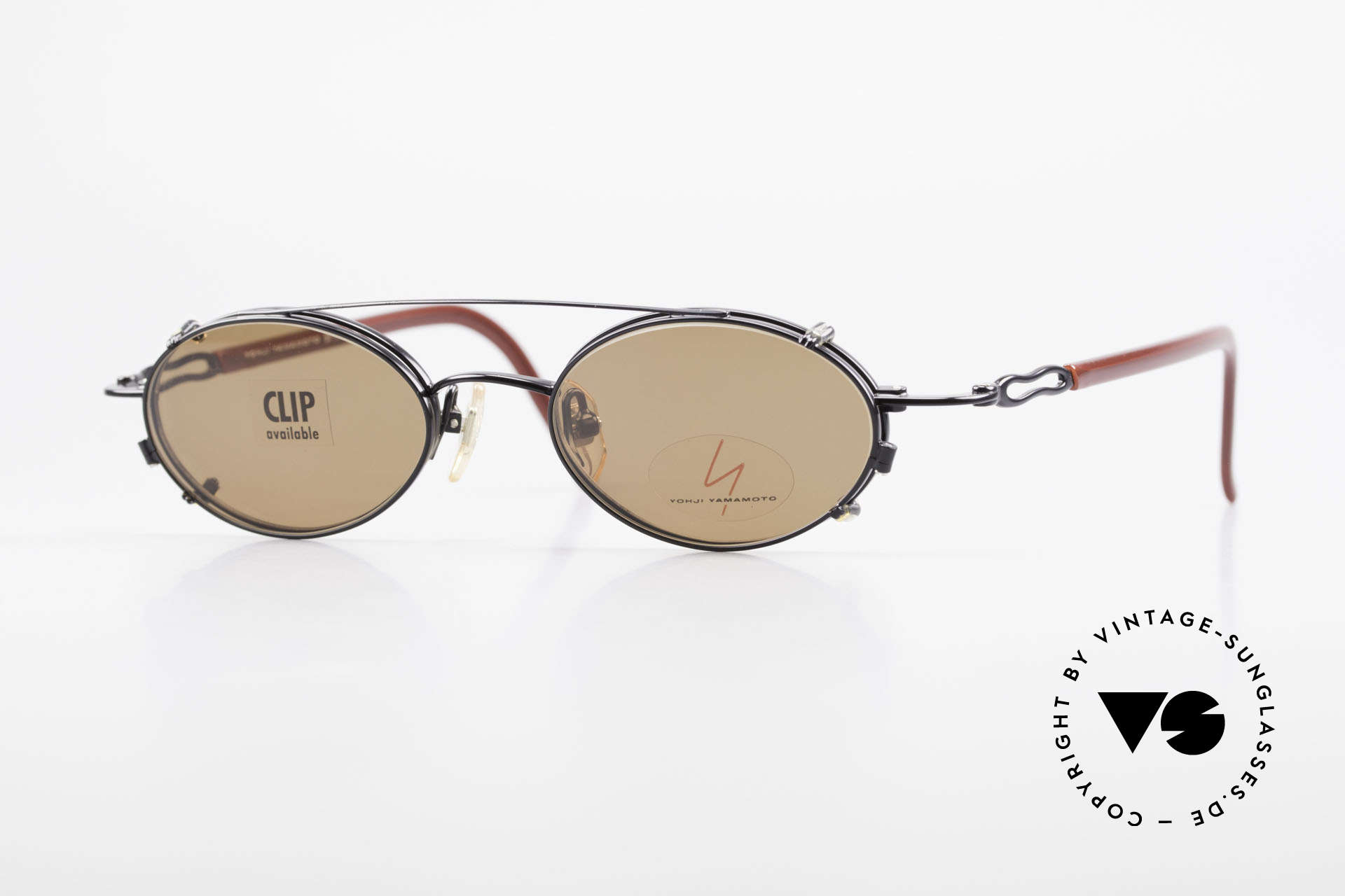 8201 Oval Vintage Glasses Clip On