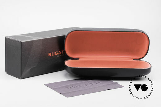 Bugatti 520 Ebony Wood Glasses Ruthenium, Size: medium, Made for Men