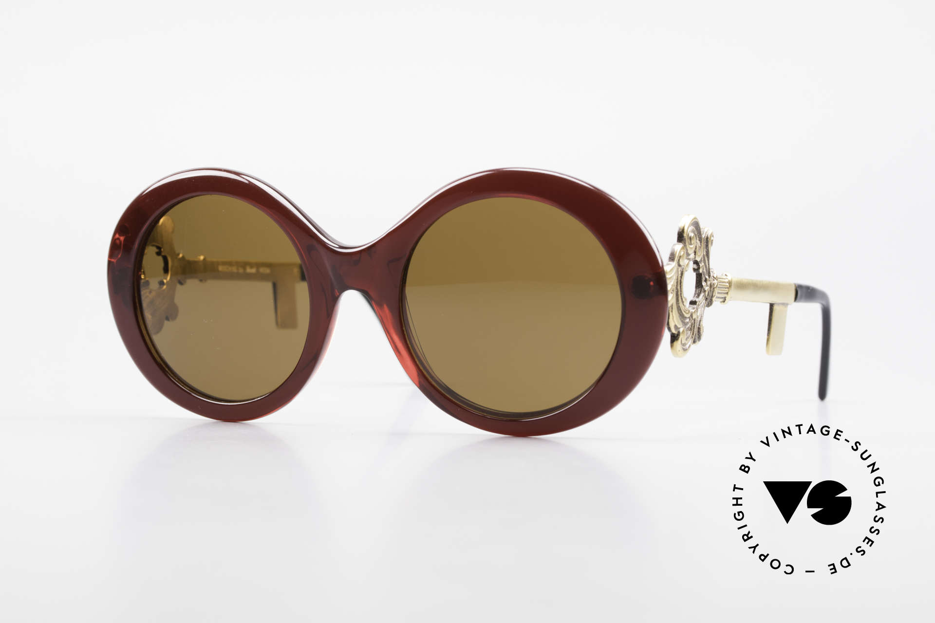 Moschino M254 Antique Key Sunglasses Rare, extraordinary MOSCHINO by Persol vintage shades, Made for Women