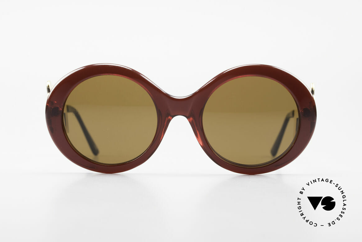 Moschino M254 Antique Key Sunglasses Rare, Persol produced the Moschino creations in the 80s, Made for Women