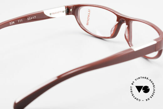 Bugatti 534 Striking Plastic Eyeglass-Frame, the frame is made for optical lenses / sun lenses, Made for Men