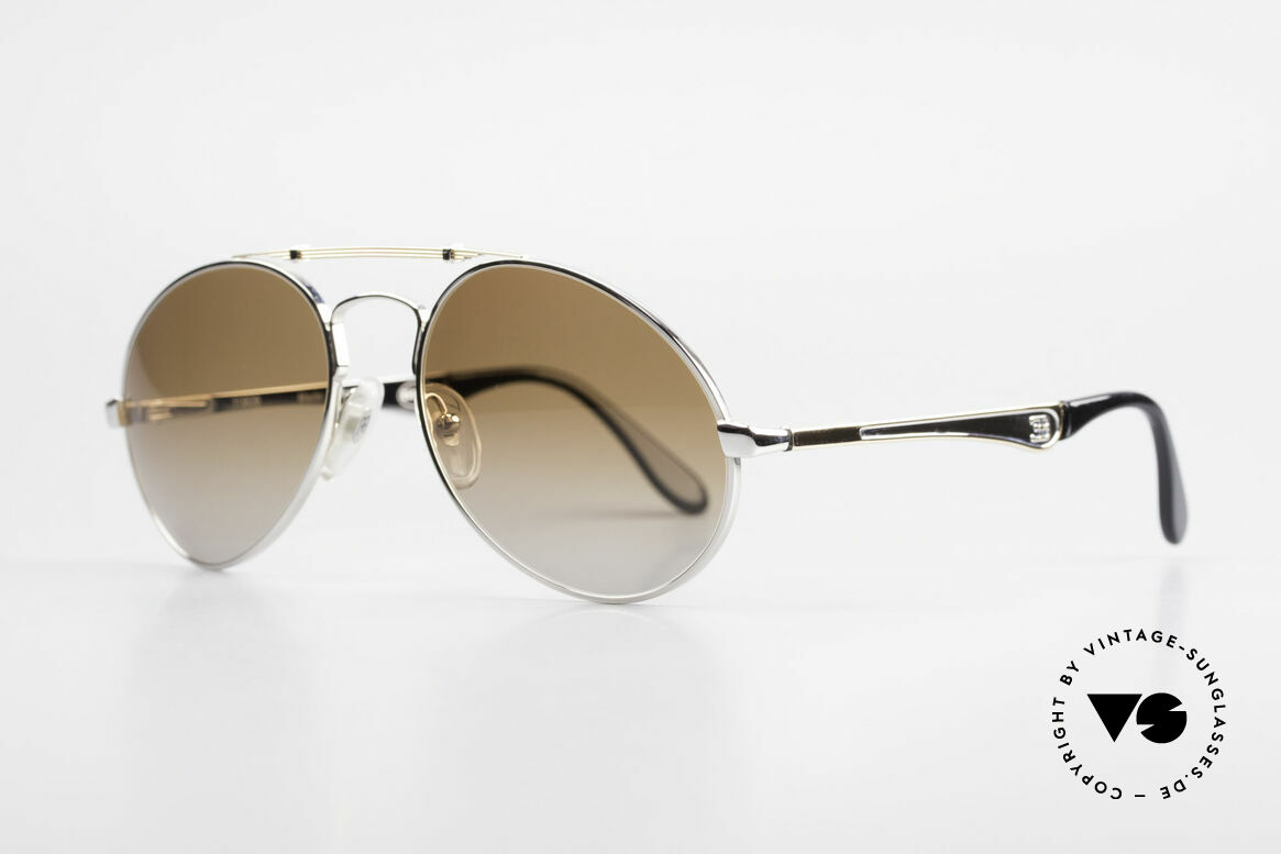 Bugatti 11909 80's Luxury Sunglasses Men, no tear drop, no aviator, but just Bugatti shape, Made for Men