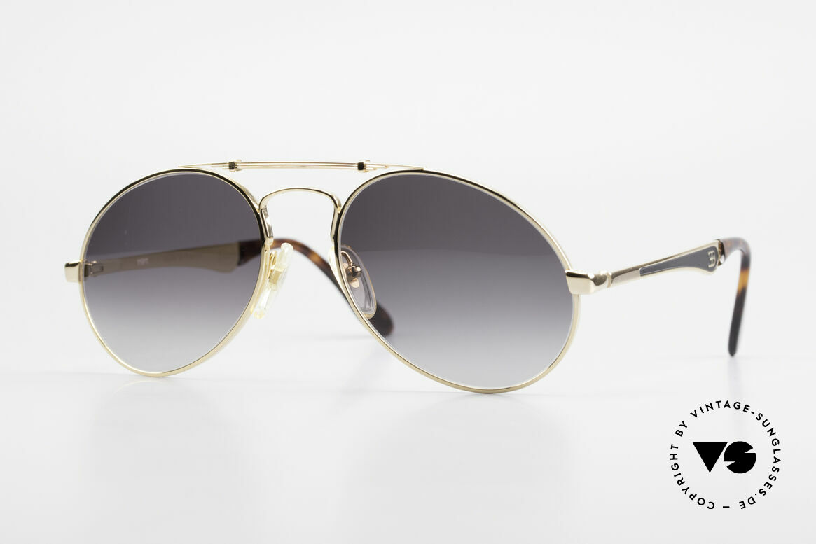 Bugatti 11911 80's Luxury Men's Sunglasses, vintage 80's men's sunglasses, large size 56/20, Made for Men