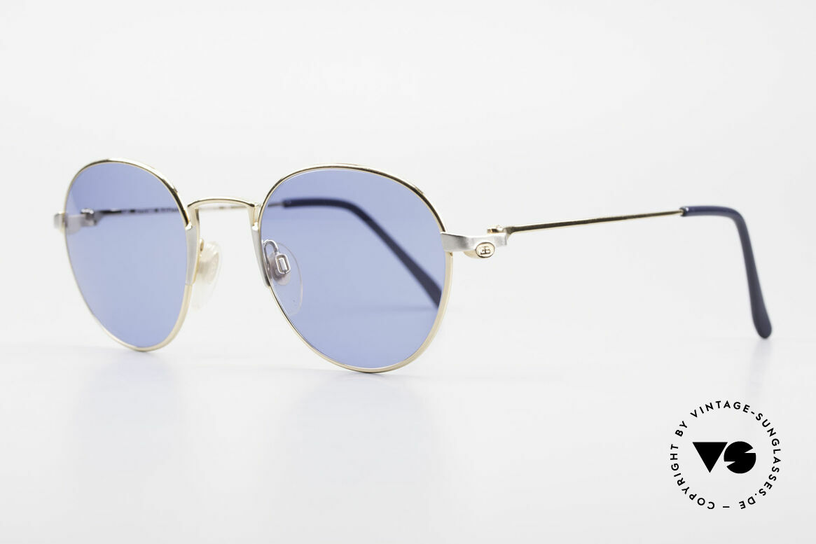 Bugatti EB600 Luxury Bugatti Panto Glasses, gold/palladium frame of the 'ETTORE Bugatti' series, Made for Men
