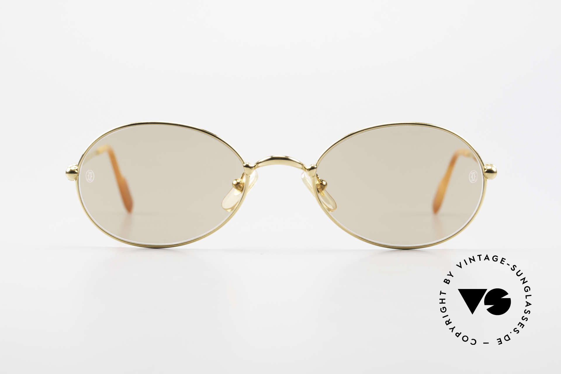 Sunglasses Cartier Saturne L Oval 90's Luxury Sunglasses