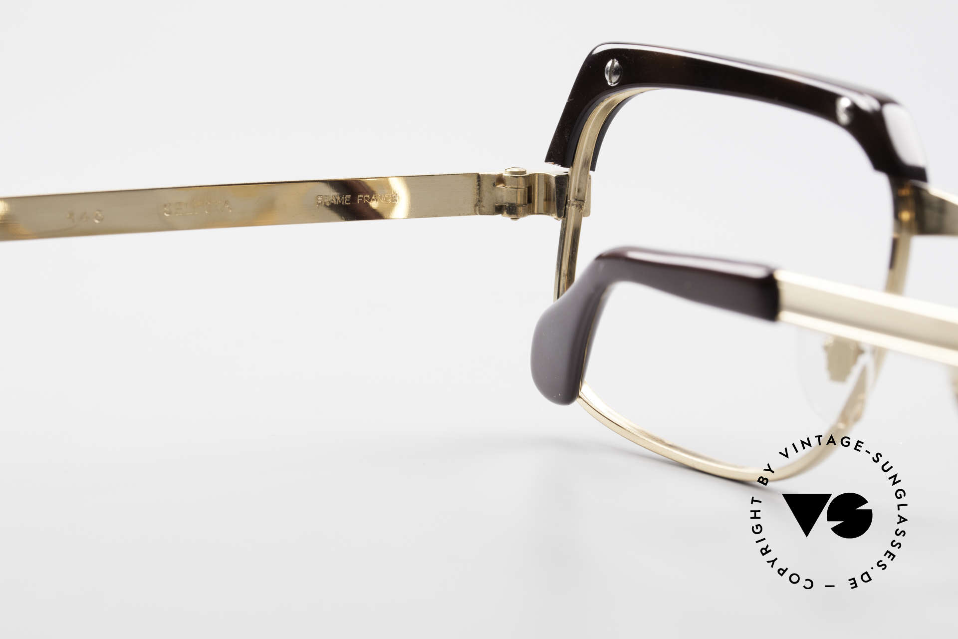 Selecta - Dalai Lama Pure Gold Filled Frame 70's, the frame is made for optical lenses or tinted sun lenses, Made for Men