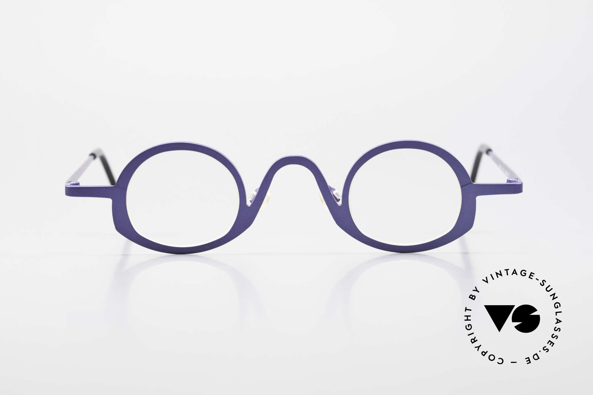 Glasses Theo Belgium Circle AvantGarde Vintage Specs