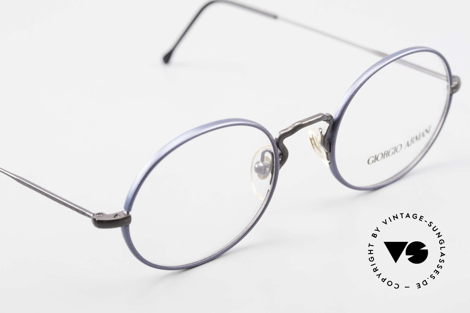 Giorgio Armani 247 No Retro Eyeglasses 90's Oval, NO RETRO SPECS, but an app. 25 years old Original, Made for Men and Women