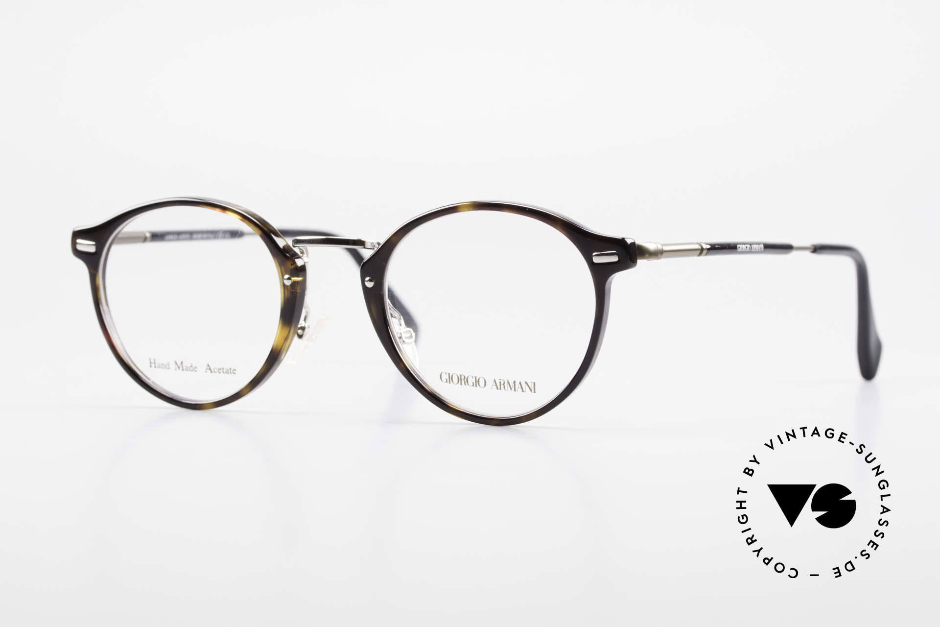 armani round glasses