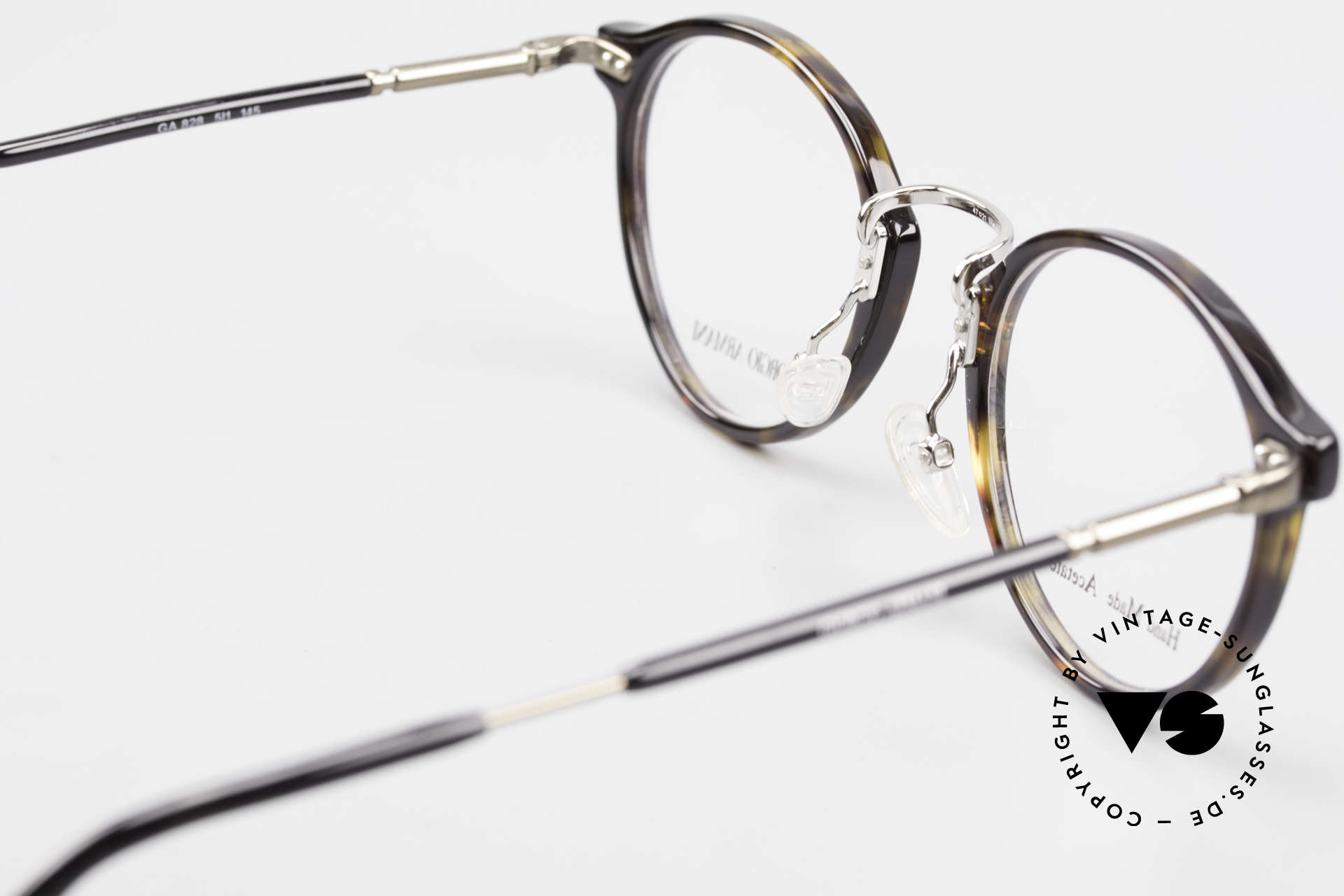 armani circle glasses