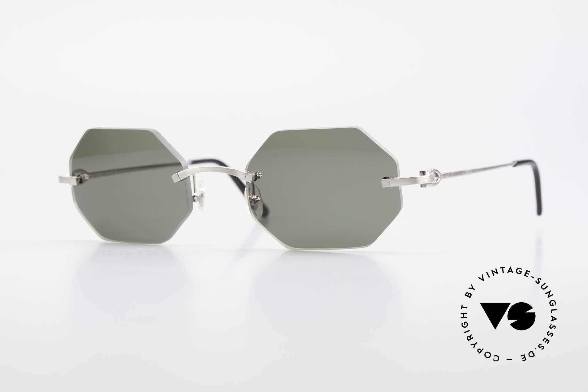 Sunglasses Cartier C Decor Octag Octagonal Luxury Sunglasses