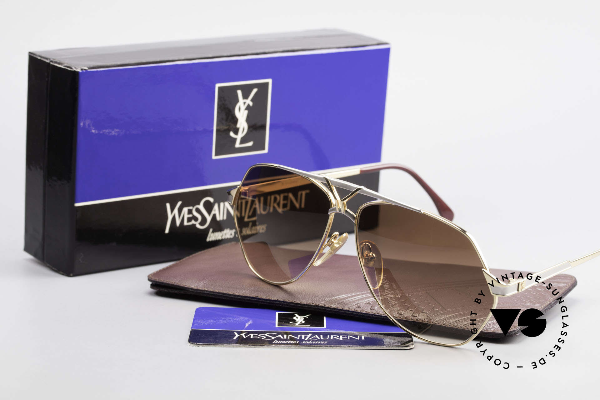 Sunglasses Yves Saint Laurent 8806 80's YSL Men's Luxury Shades