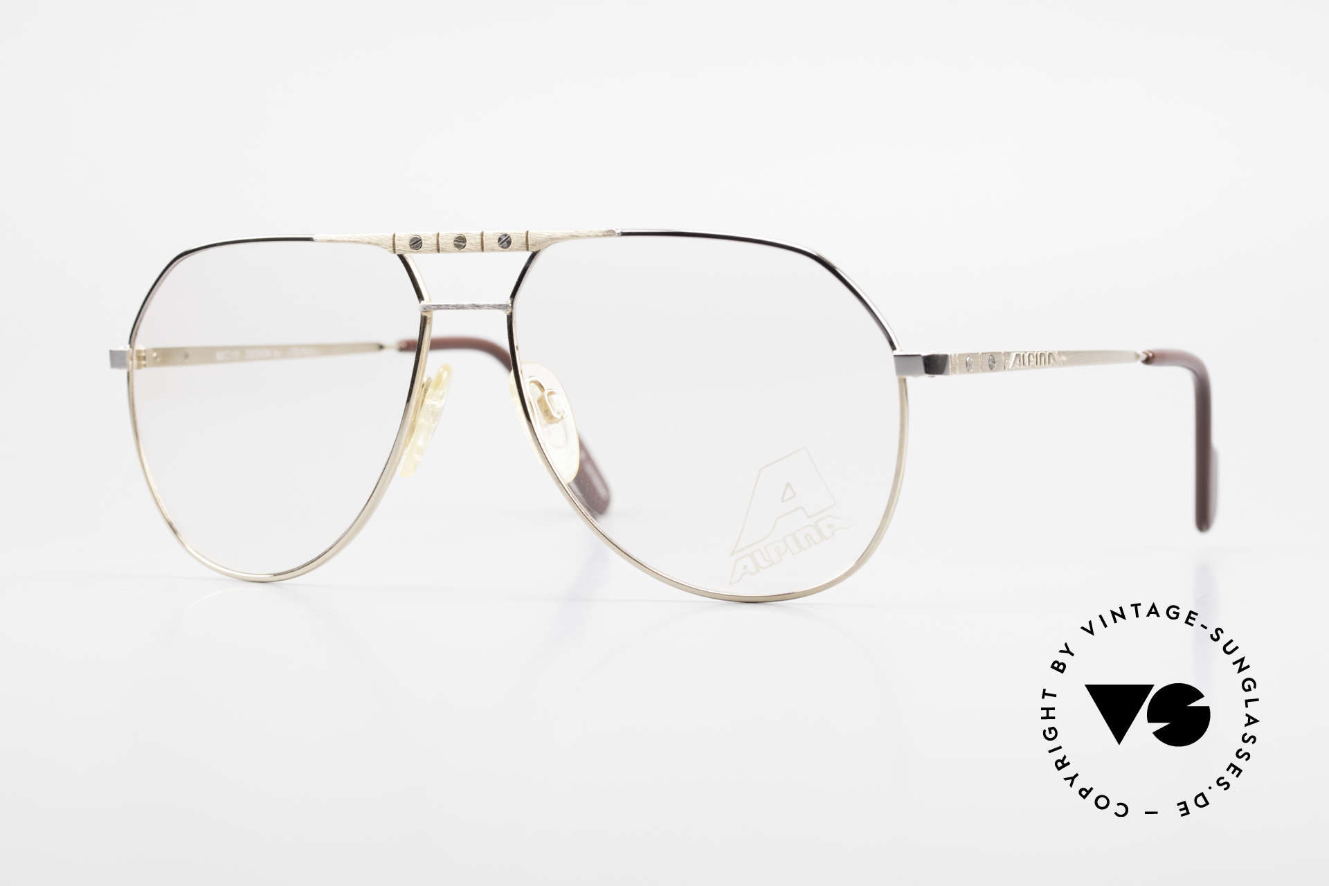 Glasses Alpina FM27 Classic Aviator Eyeglasses 80s