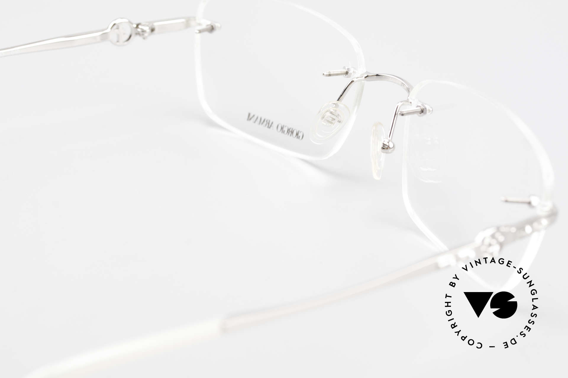 armani rimless eyeglasses