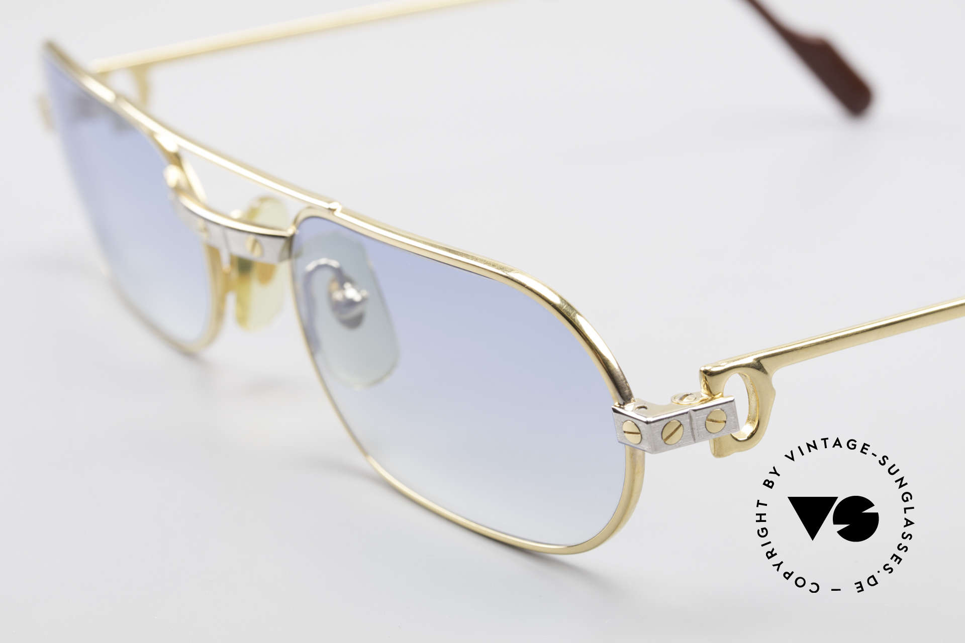 blue cartier glasses