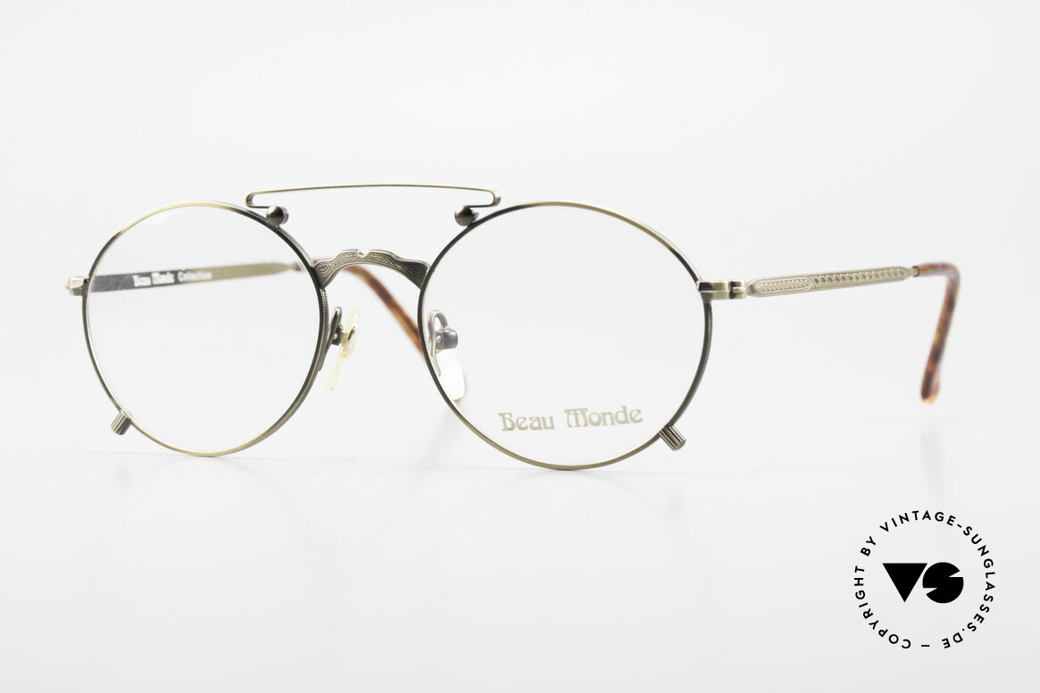 Beau Monde Knightsbridge Old Vintage Frame 90's Insider, interesting old vintage glasses of the late 80s/early 90s, Made for Men and Women