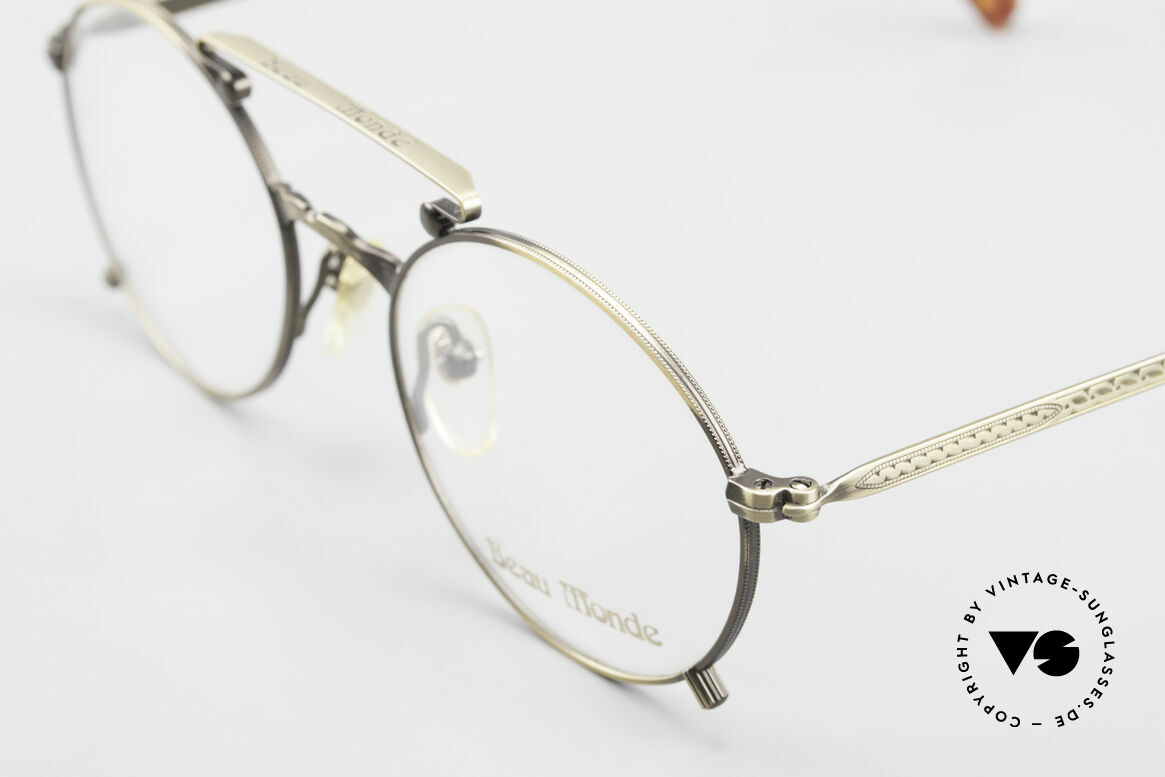 Beau Monde Knightsbridge Old Vintage Frame 90's Insider, made with attention to details (check all the engravings), Made for Men and Women