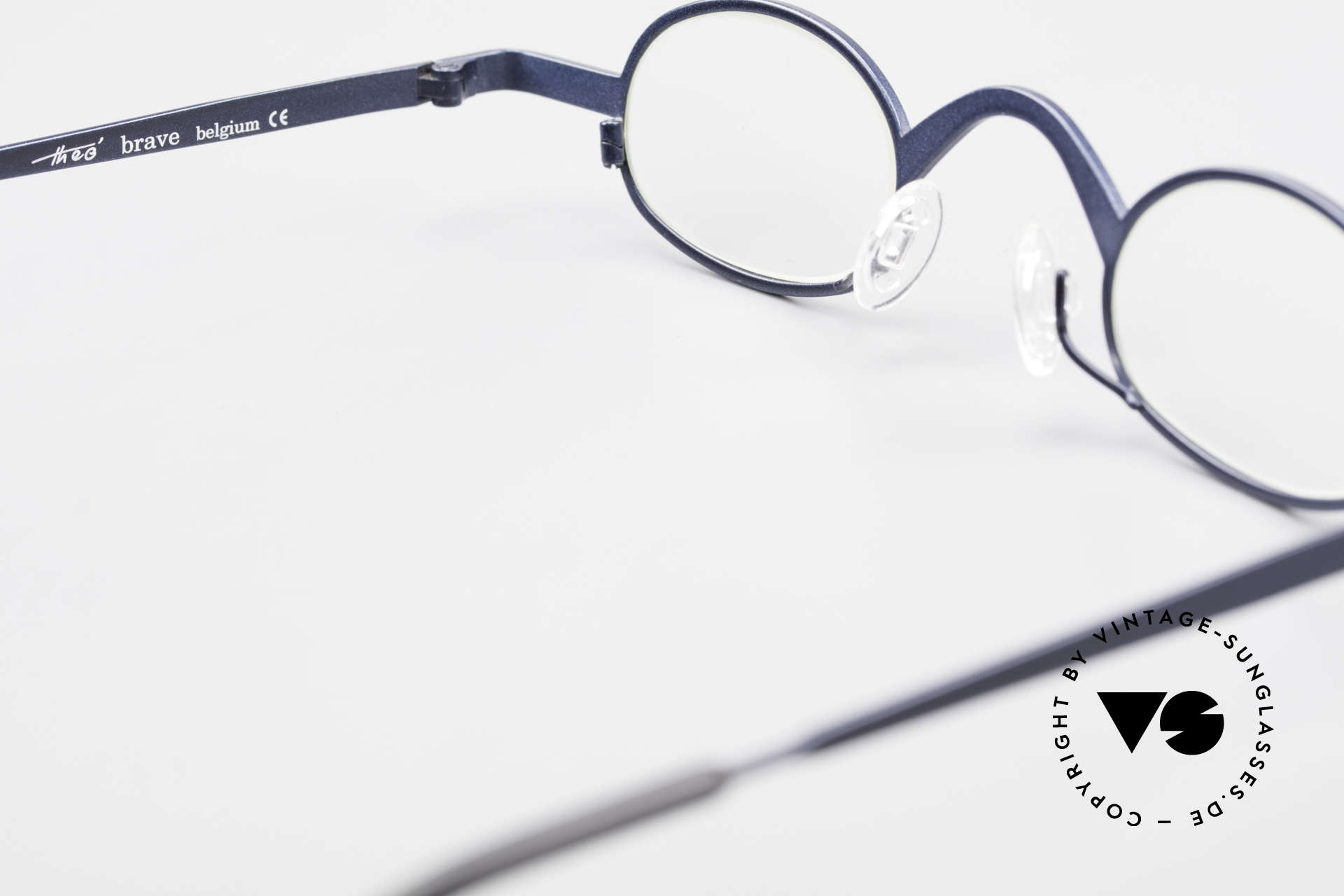 Glasses Theo Belgium Brave Oval Vintage Eyeglasses 90's ...