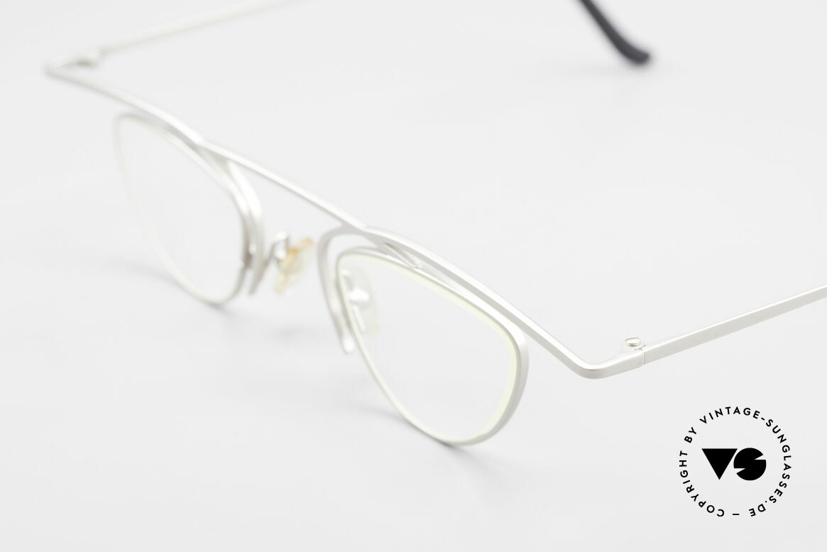 Theo Belgium Rhum Avant-Garde Ladies Glasses XL, extraordinary titanium frame, 143mm WIDE (large size)!, Made for Women