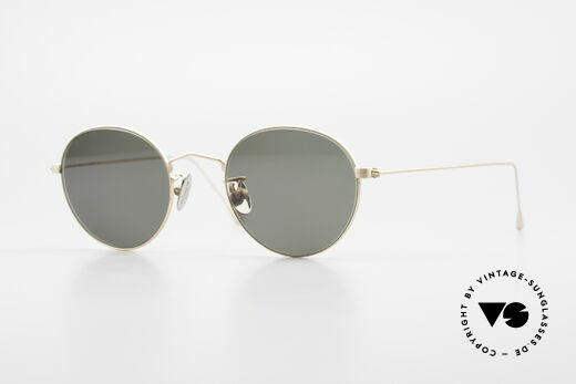 Cutler And Gross 0369 90's Panto Designer Sunglasses Details