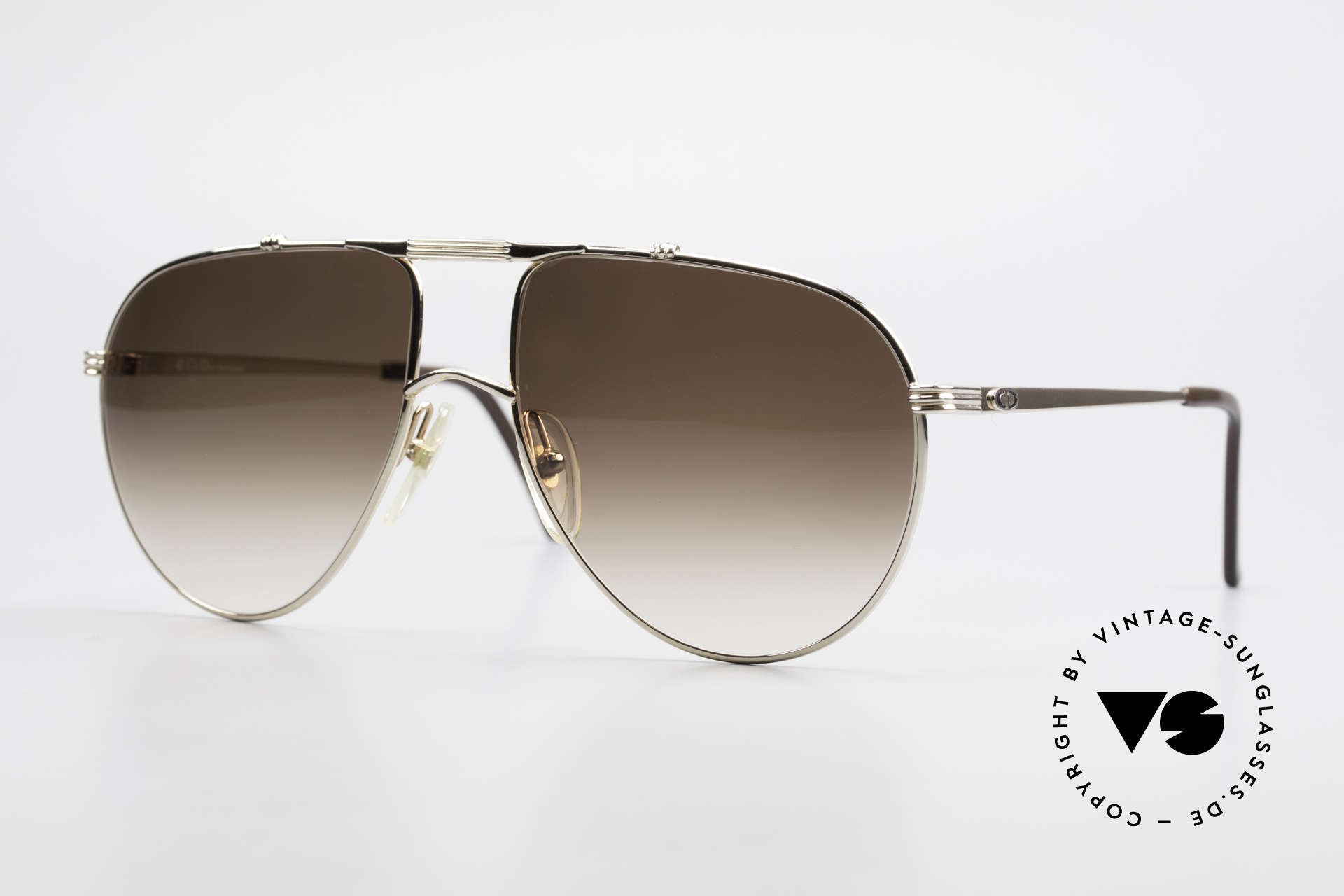 Christian Dior 2248 XL 80's Monsieur Sunglasses, noble shades of the "Monsieur"-series by Christian Dior, Made for Men