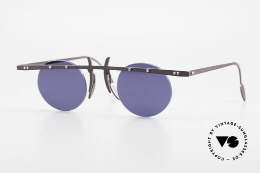 Theo Belgium Tita VI 4 Crazy Sunglasses Titanium 90s Details