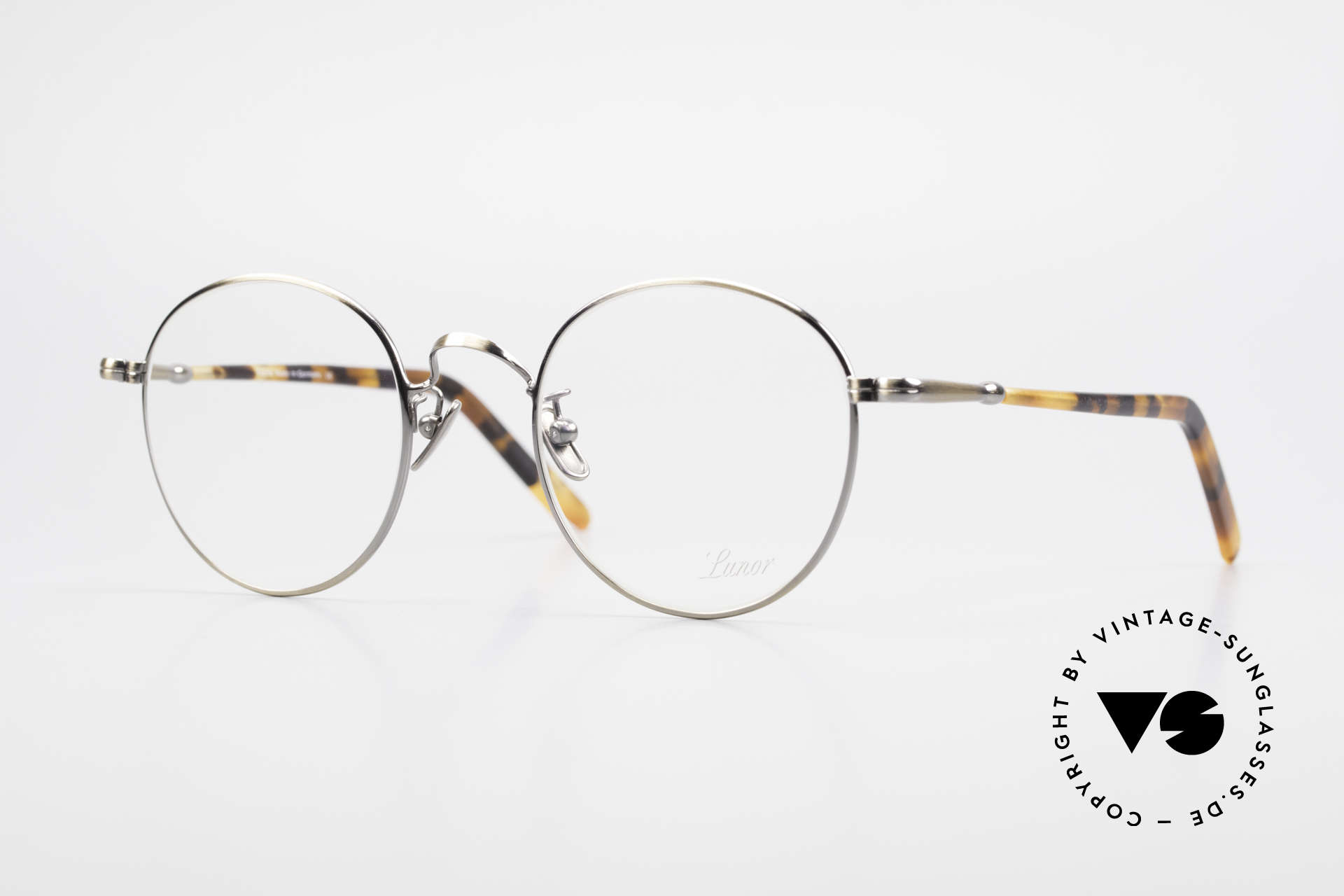 Glasses Lunor VA 111 Classy Men's Panto Eyeglasses