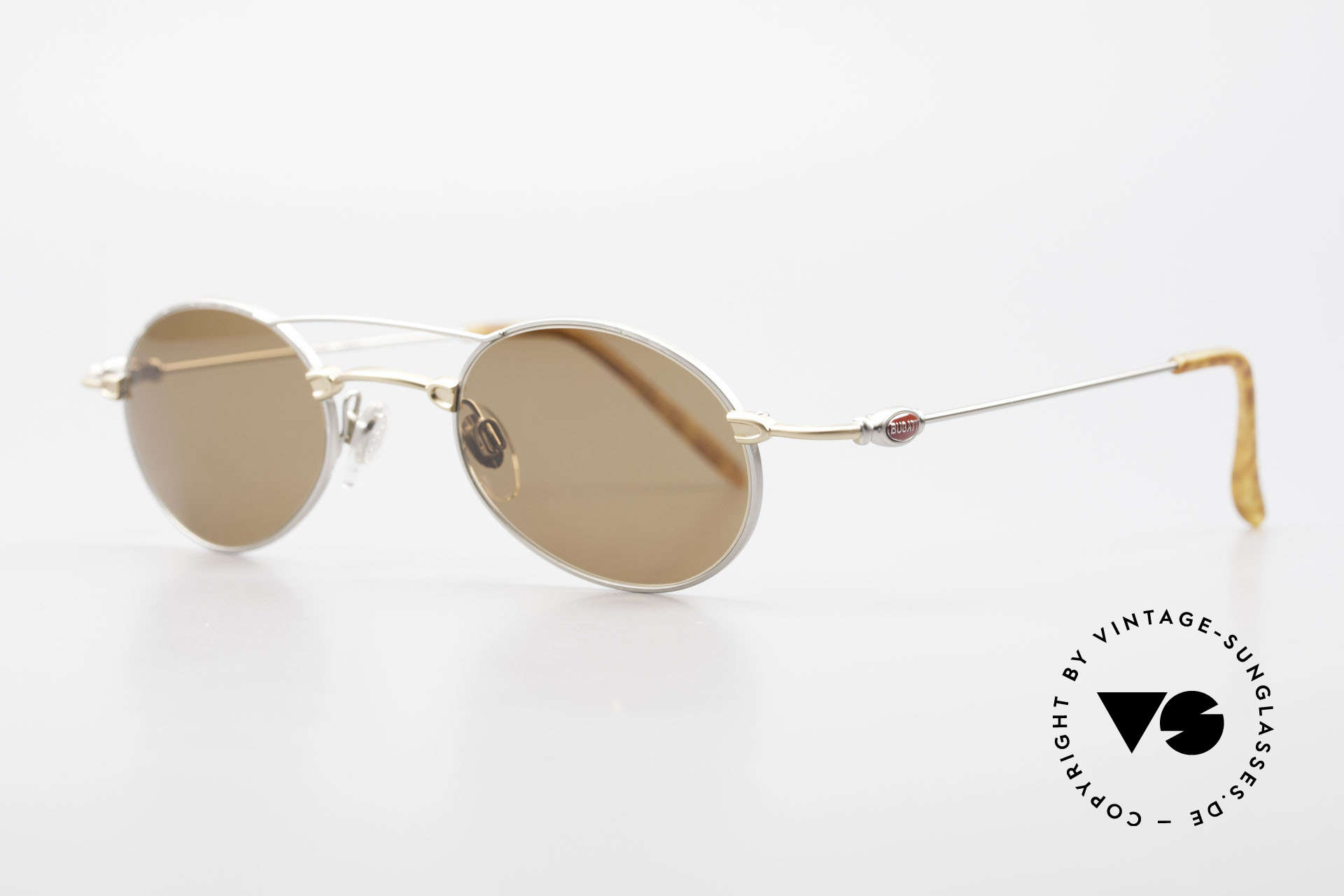 Bugatti 10868 Luxury Vintage Sunglasses 90s, classic and timeless design (gentlemen's sunglasses), Made for Men