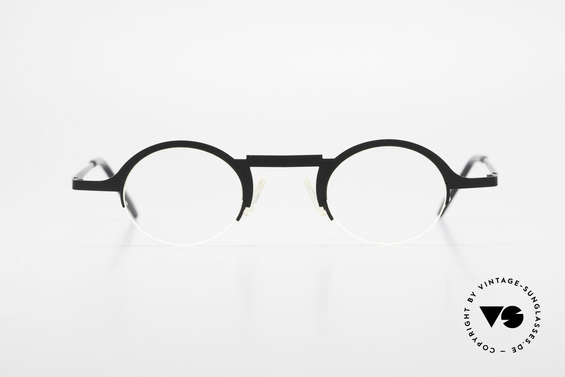 Glasses Theo Belgium Triptrio Round Designer Eyeglasses