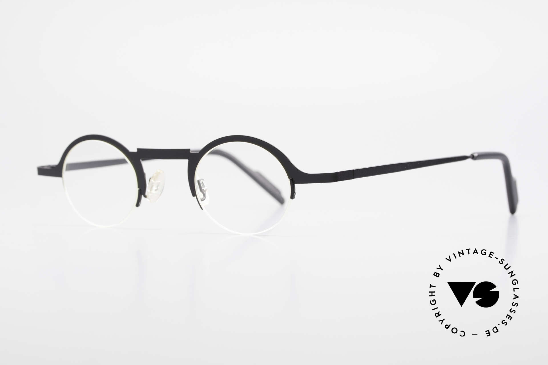 Glasses Theo Belgium Triptrio Round Designer Eyeglasses