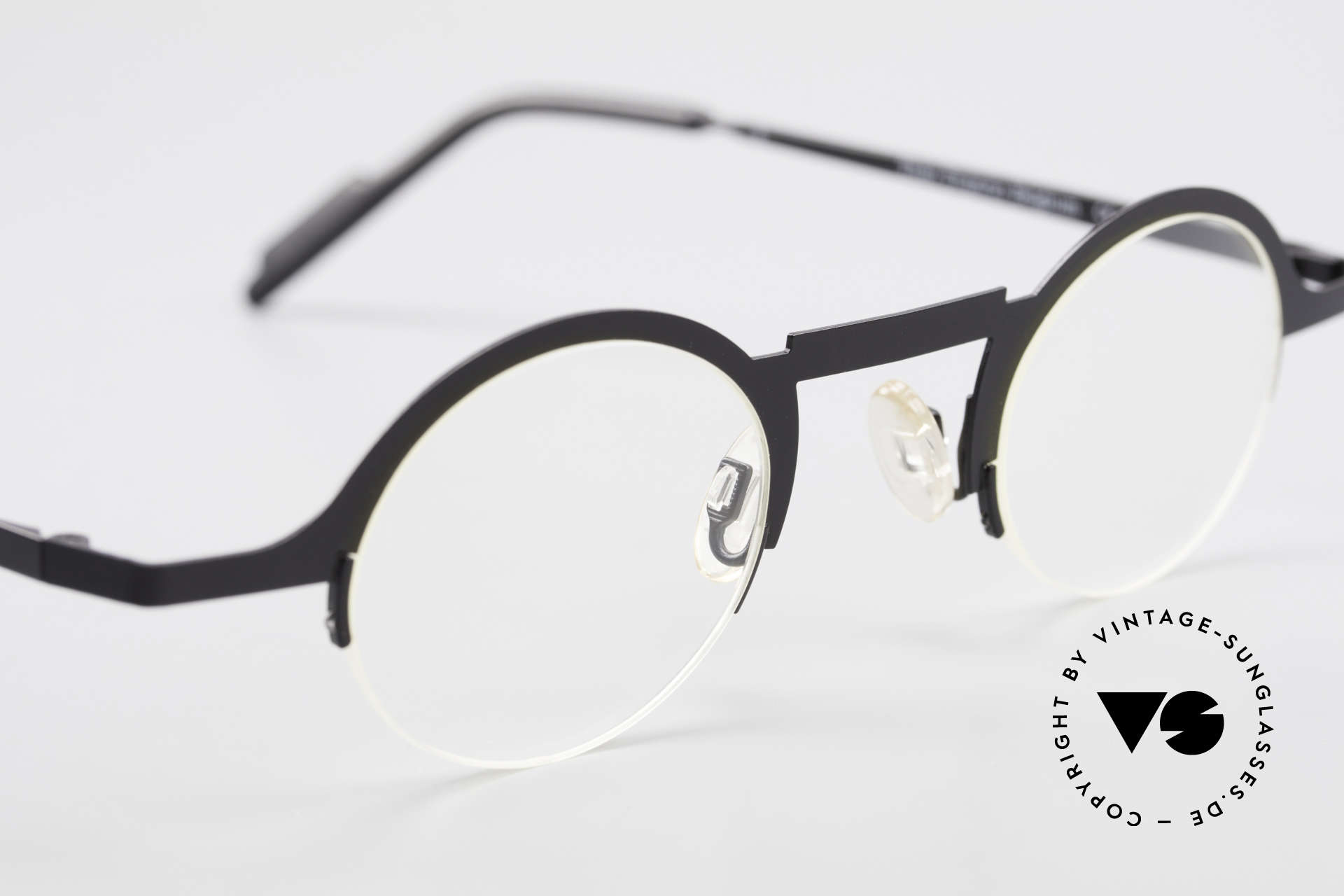 Glasses Theo Belgium Triptrio Round Designer Eyeglasses