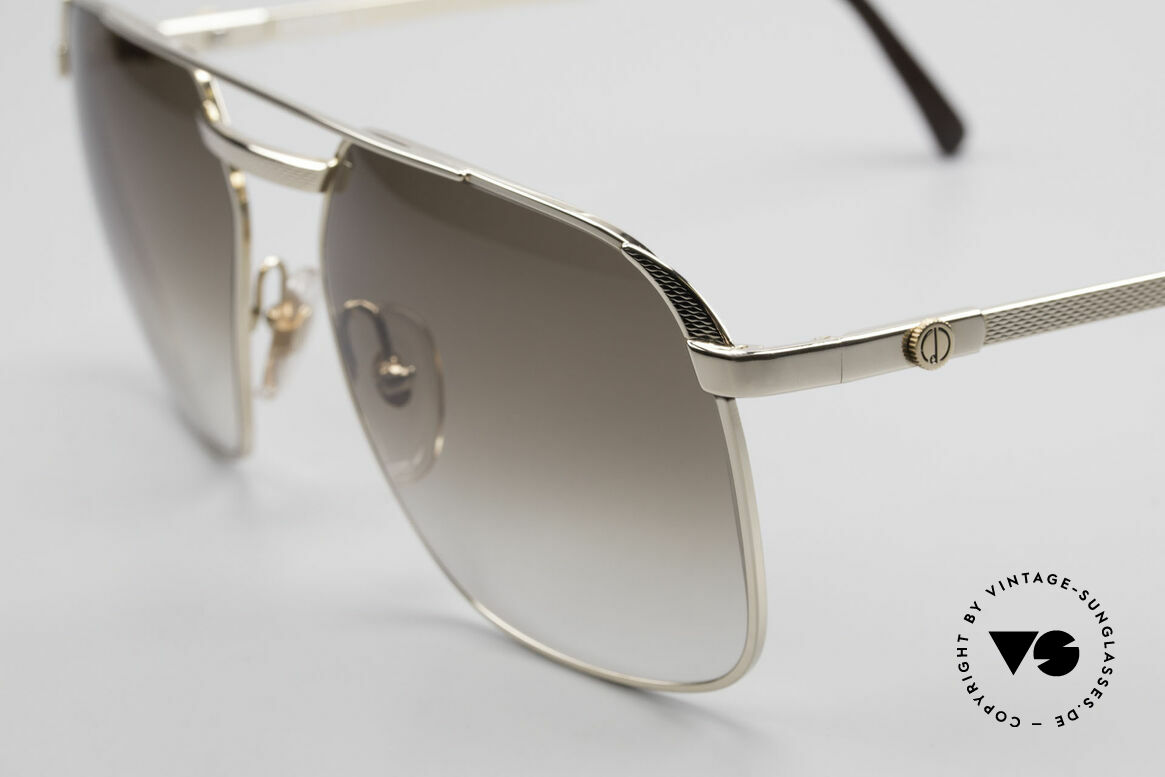 Dunhill 6011 Gold Plated 80's Sunglasses, 'barley': hundreds of minute facets to give a soft sheen, Made for Men