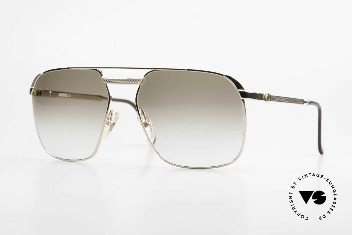 Dunhill 6011 Gold Plated 80's Sunglasses, masterpiece of style, quality, functionality and design, Made for Men