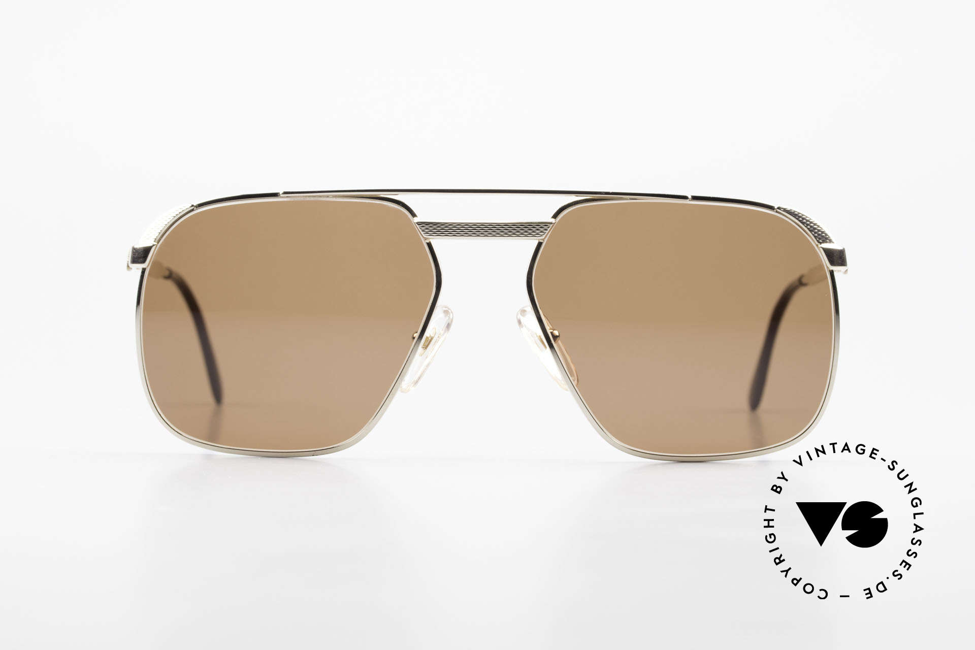 Dunhill 6011 Gold Plated Sunglasses 80's, noble DUNHILL vintage 80's sunglasses for gentlemen, Made for Men
