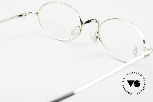 Cartier Mizar Oval Frame Luxury Platinum, DEMO lenses should be replaced with prescriptions, Made for Men and Women