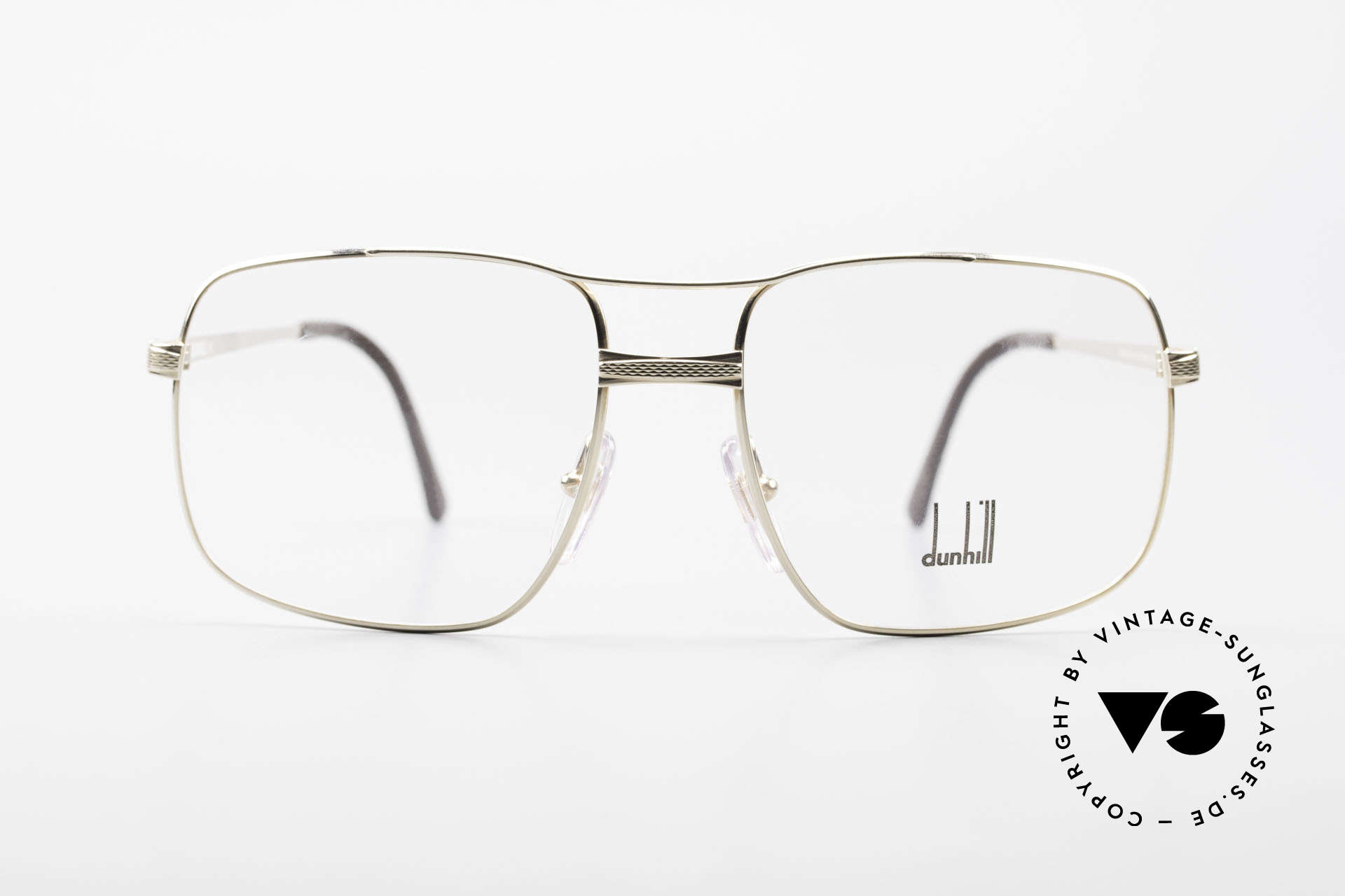 Dunhill 6048 Gold Plated 80's Eyeglasses, this rare model combines all quality characteristics, Made for Men