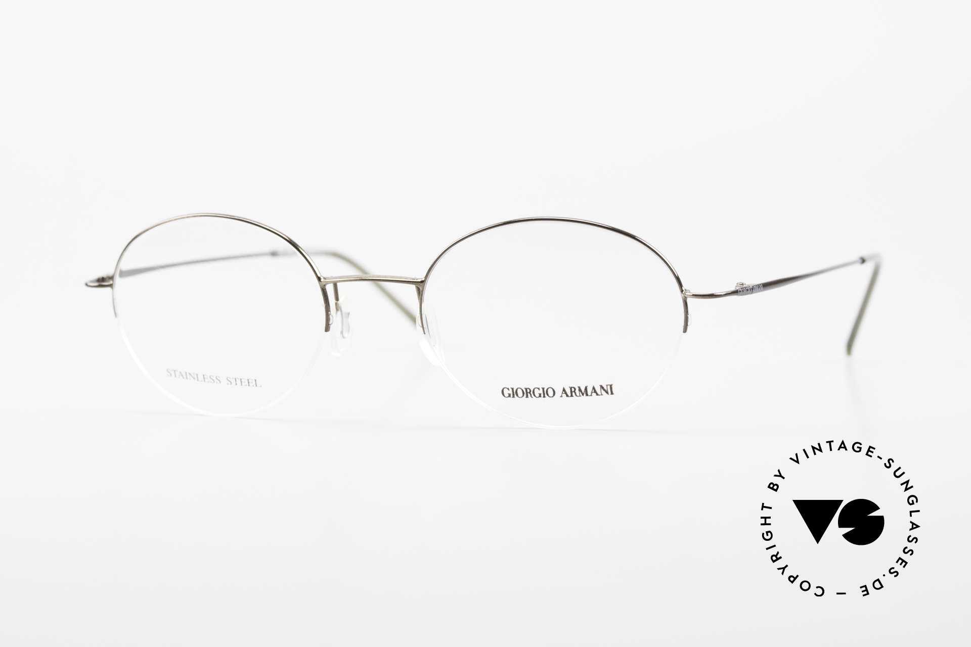giorgio armani round eyeglasses