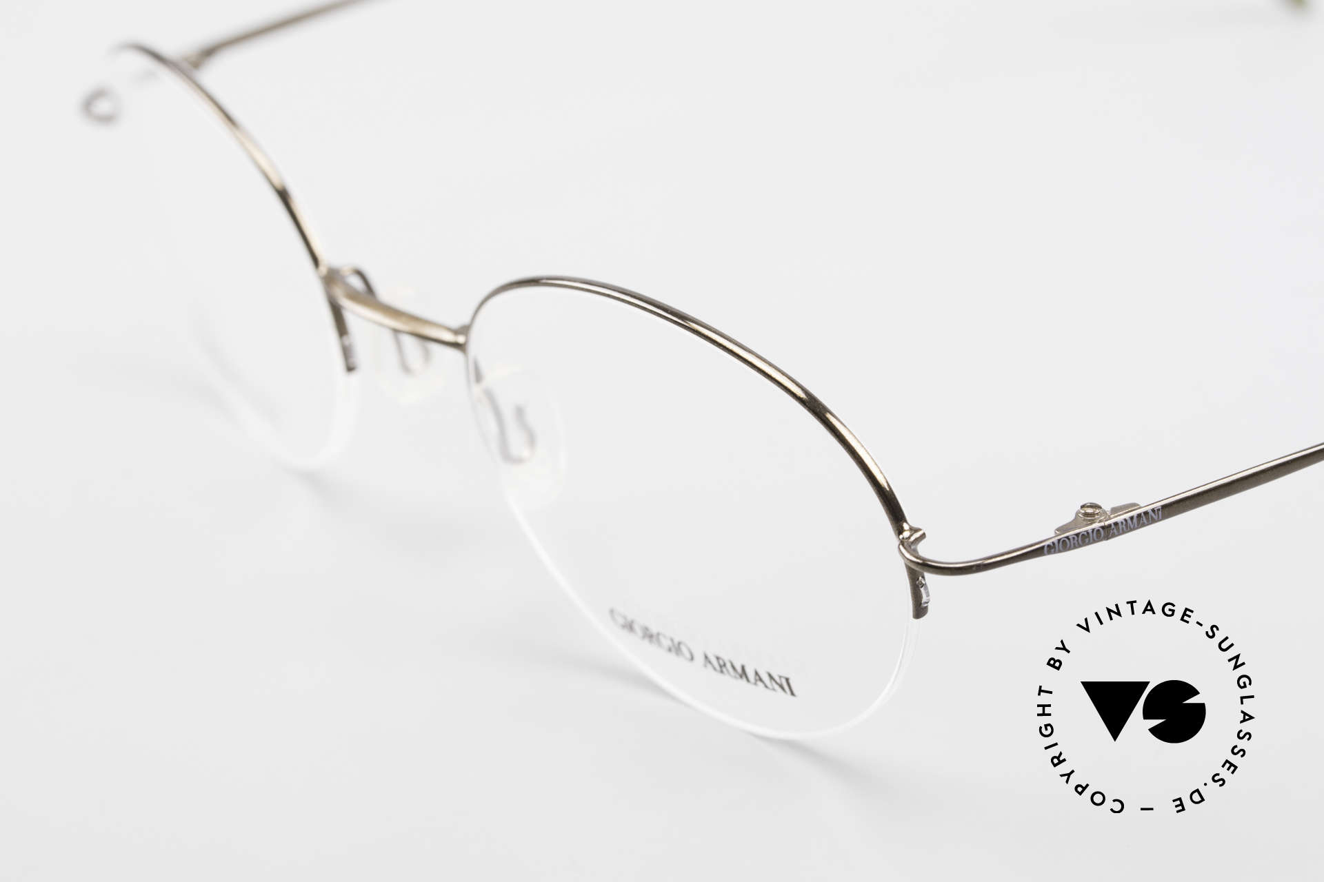 armani round eyeglasses