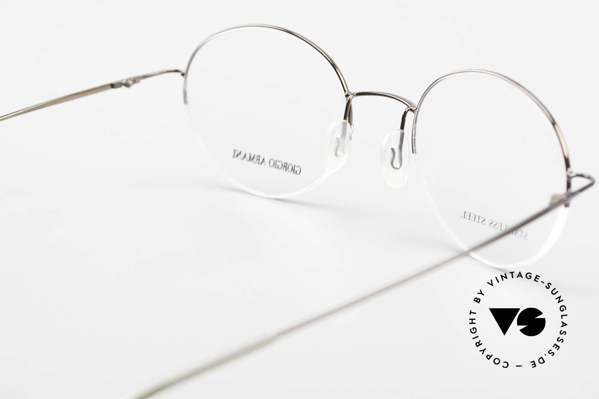 armani round eyeglasses
