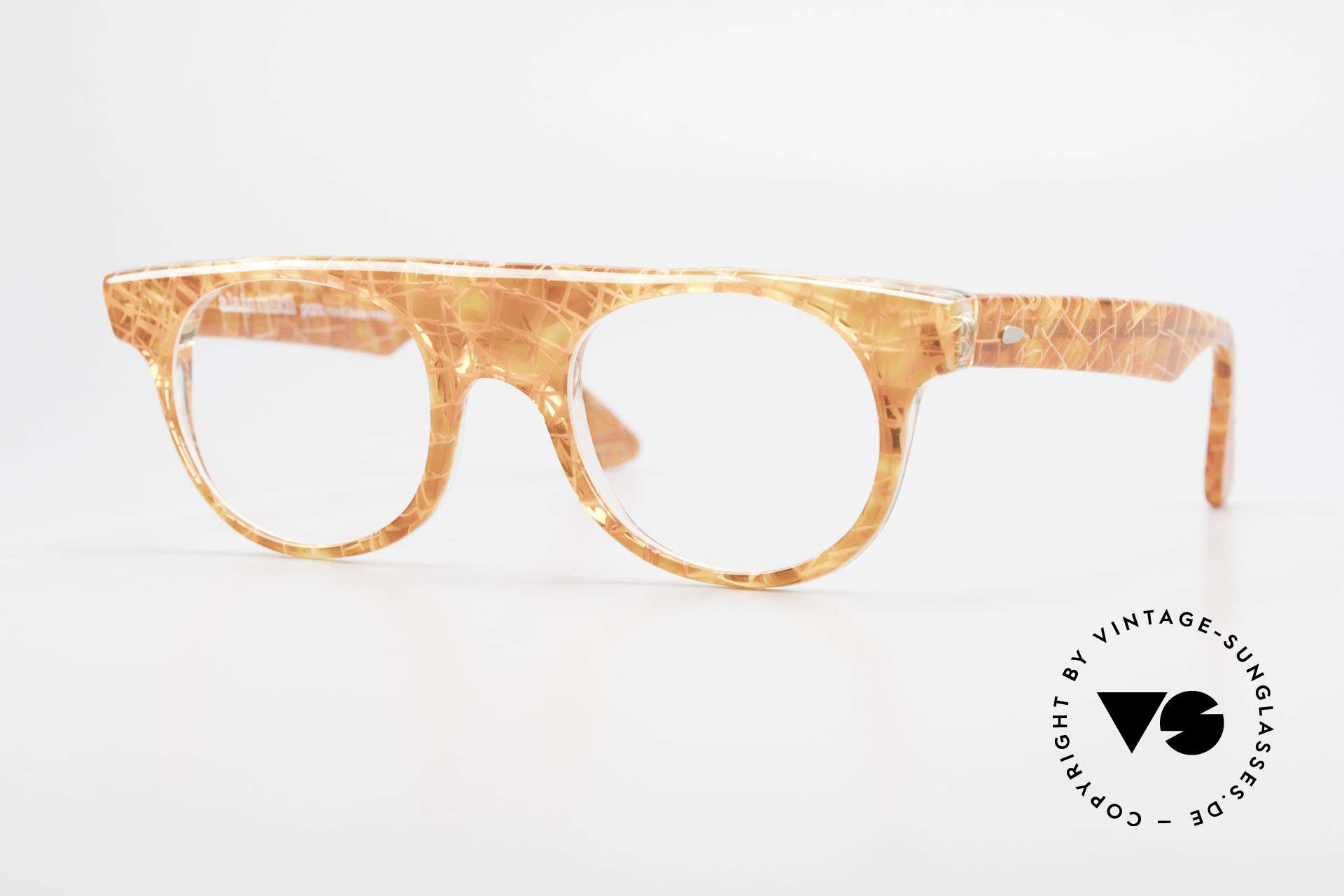 Alain Mikli 0127 / 166 80's Designer Eyeglass-Frame, eye-catching vintage Alain Mikli designer eyeglasses, Made for Women