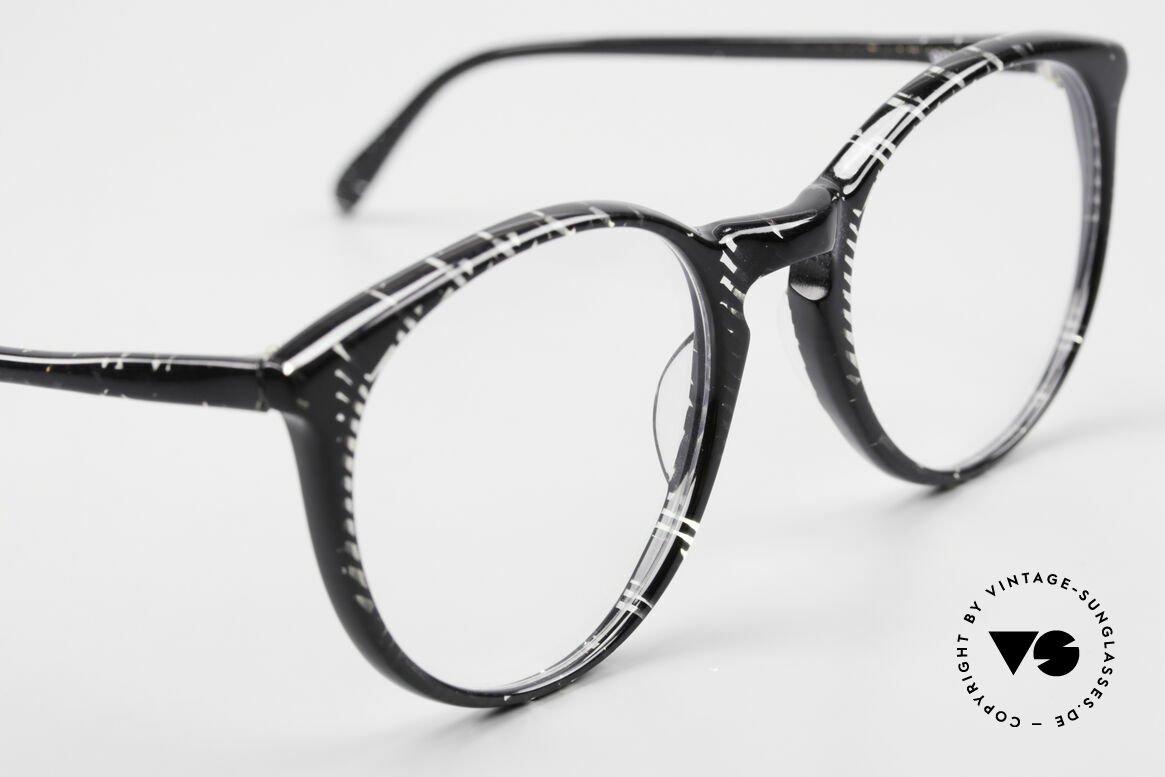 Alain Mikli 901 / 299 Panto Frame Black Crystal, NO RETRO eyewear, but an old Original from 1989, Made for Men and Women