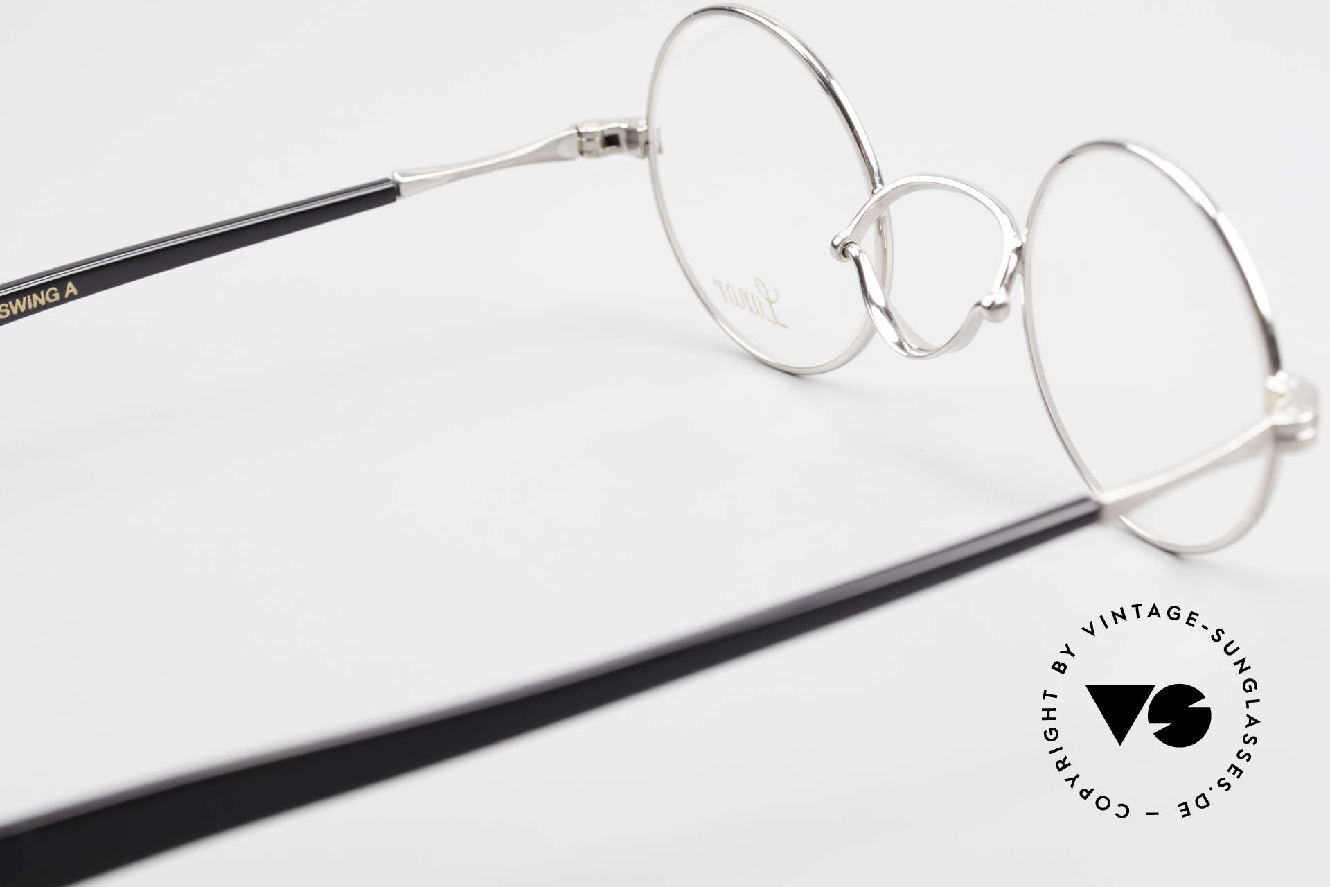 Glasses Lunor Swing A 31 Round Swing Bridge Vintage Glasses