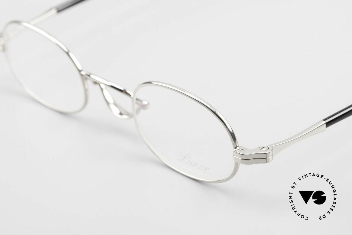 Lunor Swing A 36 Oval Swing Bridge Vintage Glasses, swing bridge = homage to the antique glasses from 1900, Made for Men and Women