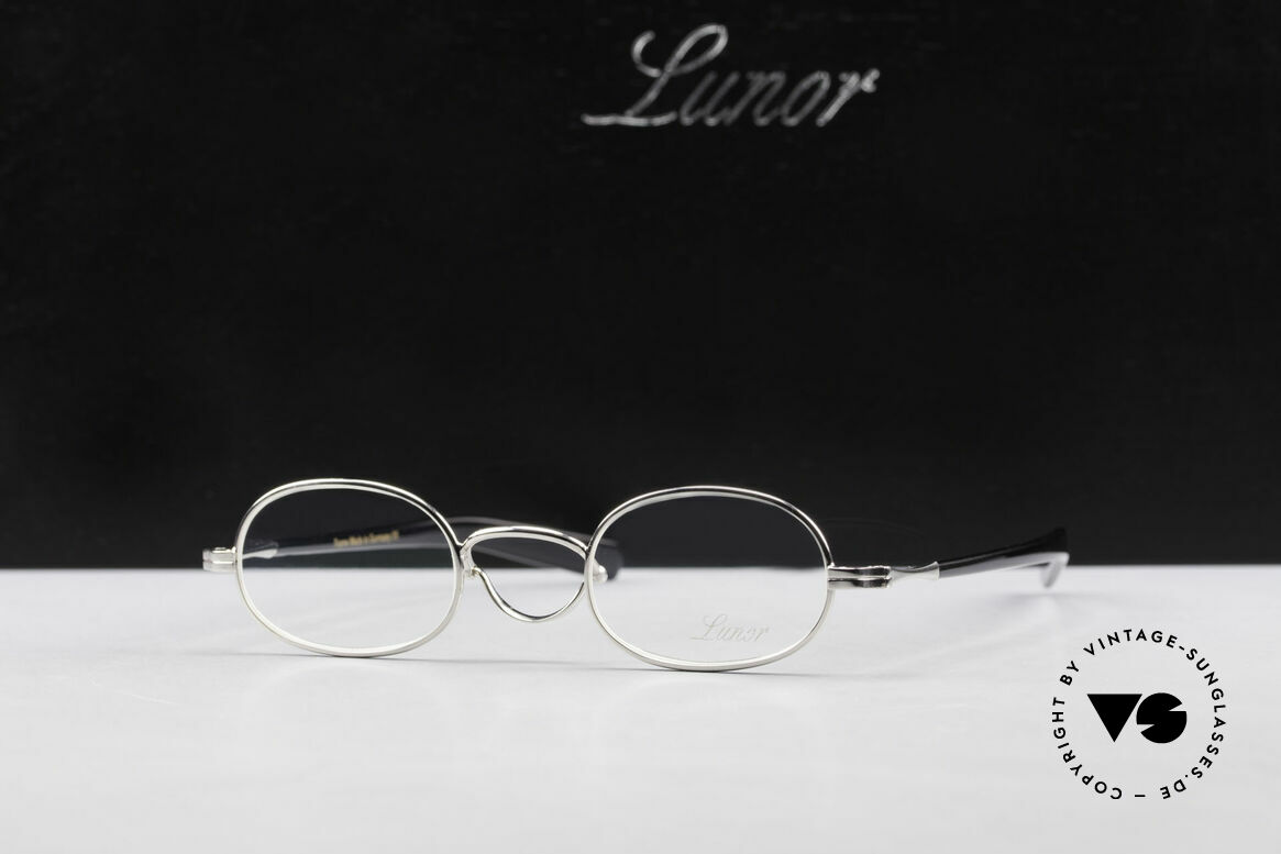 Lunor Swing A 36 Oval Swing Bridge Vintage Glasses, Size: extra small, Made for Men and Women