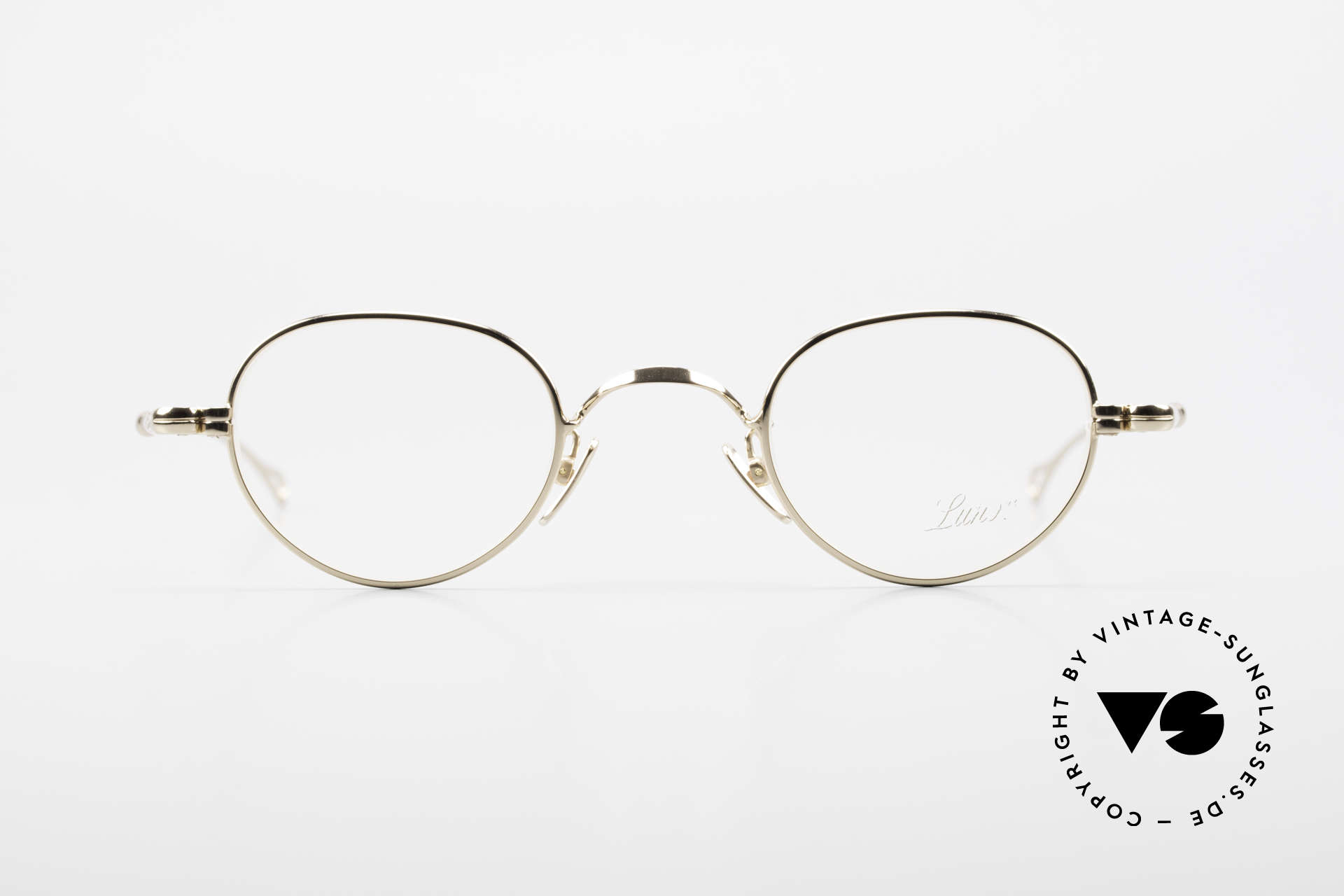 Glasses Lunor V 103 Timeless Gold Plated Glasses