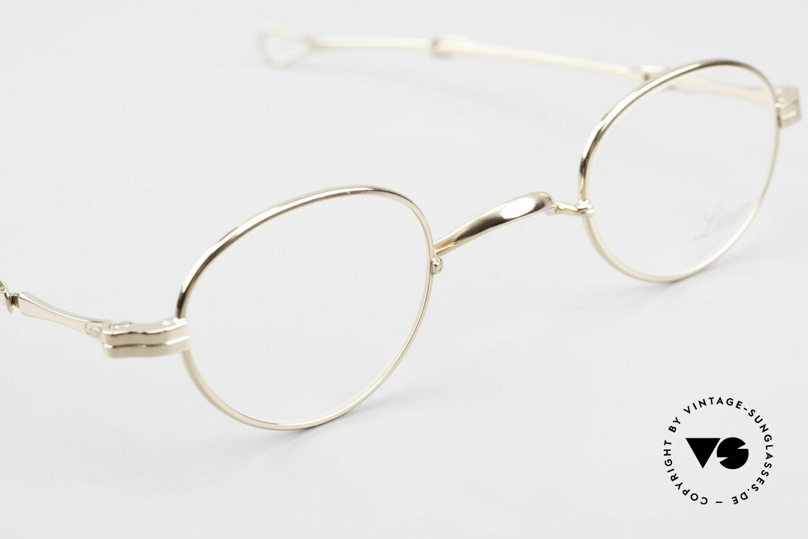 Lunor I 03 Telescopic Gold Plated With Slide Temples, unworn RARITY (for all lovers of quality) from app. 1999, Made for Men and Women