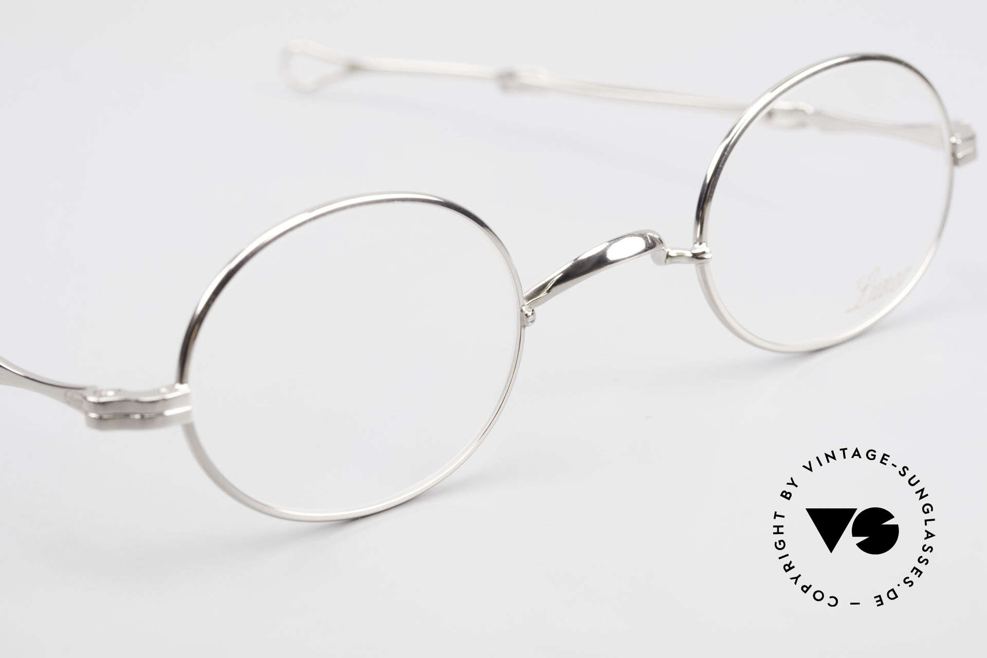 Glasses Lunor I 10 Telescopic Oval Eyeglasses Slide Temples